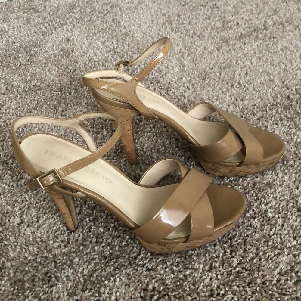 Franco Sarto “Vaunt” Platform heels, Natural
